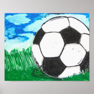 Voetbal Poster, 10 x 8 inch Poster
