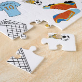 Voetbal puzzel (Zijkant)