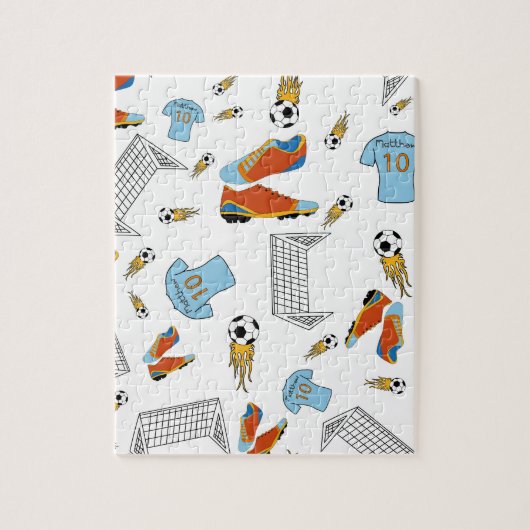 Voetbal puzzel (Verticaal)