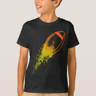 Voetbal Quarterback Lineman Vintage Voetbal Spelen T-shirt