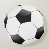 Voetbal Rond Kussen (Achterkant)