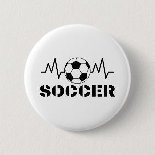 Voetbal Ronde Button 5,7 Cm