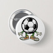 Voetbal Ronde Button 5,7 Cm (Voorkant /achterkant)