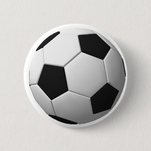 Voetbal: Ronde Button 5,7 Cm