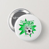 Voetbal Ronde Button 5,7 Cm (Voorkant /achterkant)