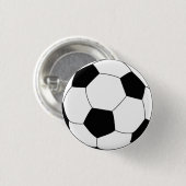 Voetbal ronde pin-knop button 3,2 cm (Voorkant /achterkant)