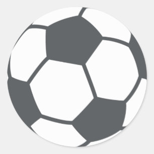 Voetbal Ronde Sticker