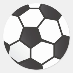 Voetbal Ronde Sticker