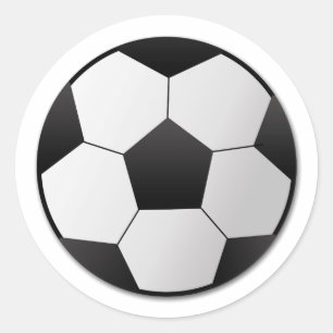 Voetbal Ronde Sticker