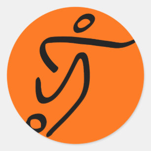 Voetbal Ronde Sticker