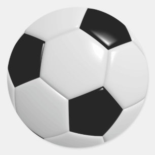 Voetbal Ronde Sticker
