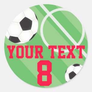 Voetbal Ronde Sticker