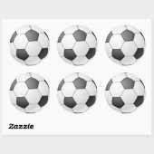 VOETBAL RONDE STICKER (Vel)