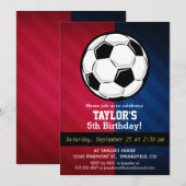 Voetbal; Rood, Wit en Blauw Kaart (Voorkant / Achterkant)