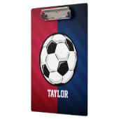 Voetbal; Rood, Wit en Blauw Klembord (Links)