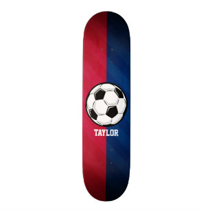 Voetbal; Rood, Wit en Blauw Skateboard