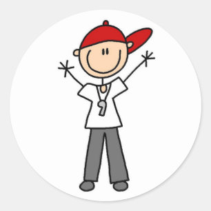 Voetbal scheidsrechter Sticker