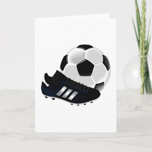 Voetbal Schoen Spikes Persoonlijk T Shirt Kaart