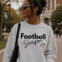 Voetbal Seizoen, Schattige Game Day Crewneck Pullo