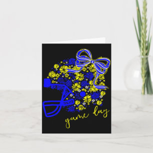 Voetbal Seizoen Voetbal Mama Meisje Blauw G Kaart