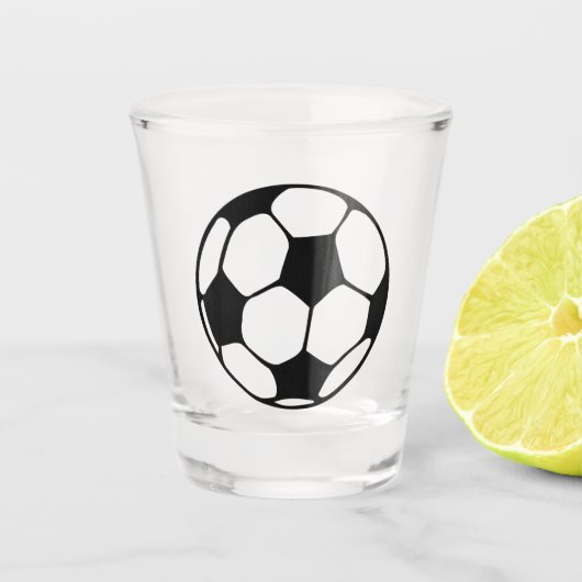 Voetbal Shot Glas (Voorkant)