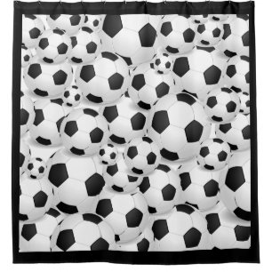 voetbal Shower Curtain Douchegordijn