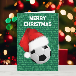 Voetbal & Sinterklaas Aangepaste Kerst Kaarten