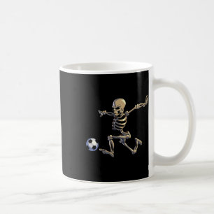 Voetbal Skeleton Halloween Mannen Boys Soccer Play Koffiemok