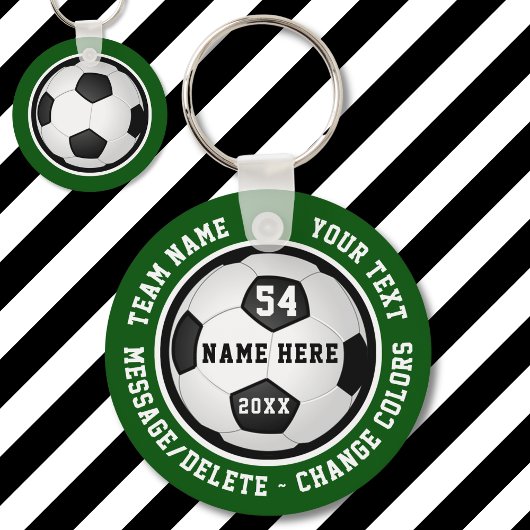 Voetbal Sleutelhangers gepersonaliseerd voor jonge