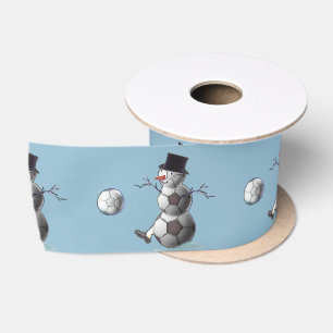 voetbal Snowman Kerstmis Lint