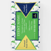 VOETBAL SPANDOEK (Verticaal)