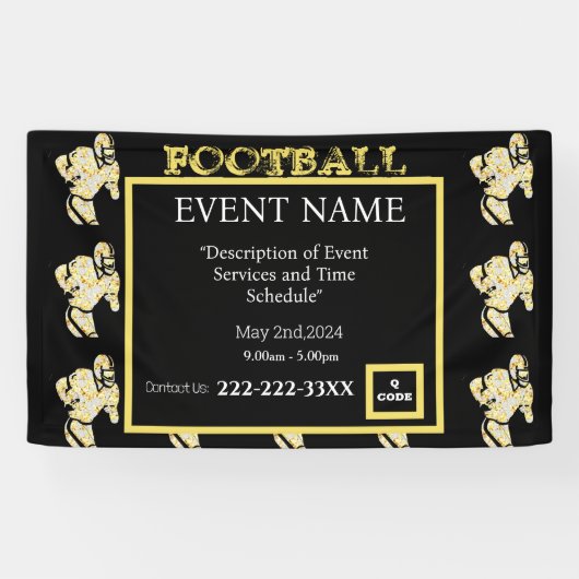 VOETBAL SPANDOEK (Horizontaal)