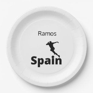 Voetbal Spanje Papieren Bordje