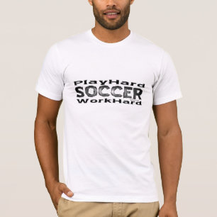 Voetbal - Speel hard/werk hard Shirt
