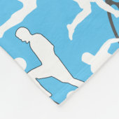 Voetbal Spel Pattern.b Fleece Deken (Hoek)