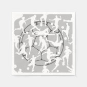 Voetbal Spel Pattern.b Servet (Voorkant)