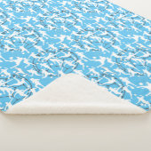 Voetbal Spel Pattern.b Sherpa Deken (3/4)