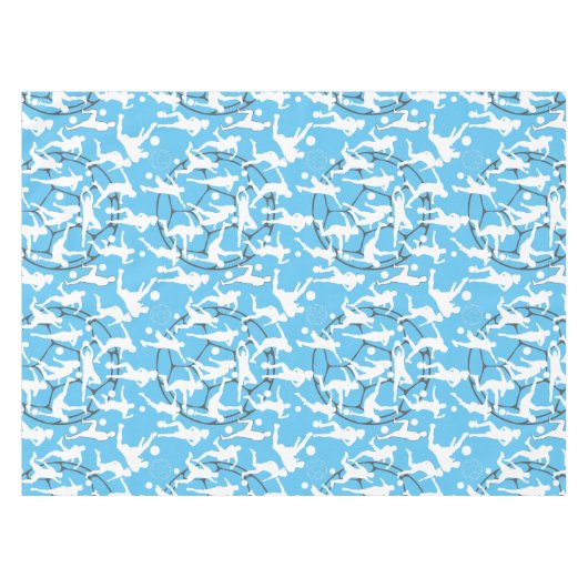 Voetbal Spel Pattern.b Tafelkleed (Voorkant (Horizontaal))