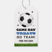 Voetbal Speldag Behandeling  Cadeaulabel (Achterkant)