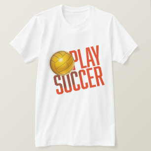 Voetbal spelen t-shirt
