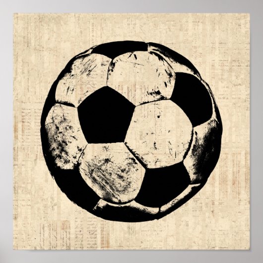 Voetbal sport Art  sport Poster (Voorkant)