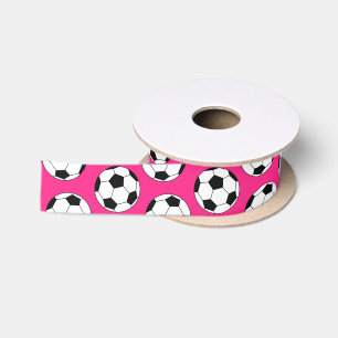 Voetbal sport Birthday Party roze Lint