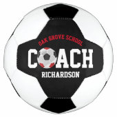 Voetbal Sport Coach - Rood (Voorkant)