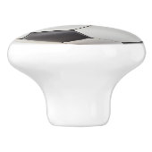 Voetbal sport fan speler keramische knop (Zijkant)