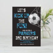 Voetbal Sport Game Verjaardagsfeest Kaart (Staand voorkant)