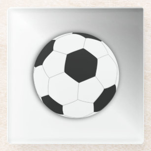 Voetbal Sport Glazen Onderzetter