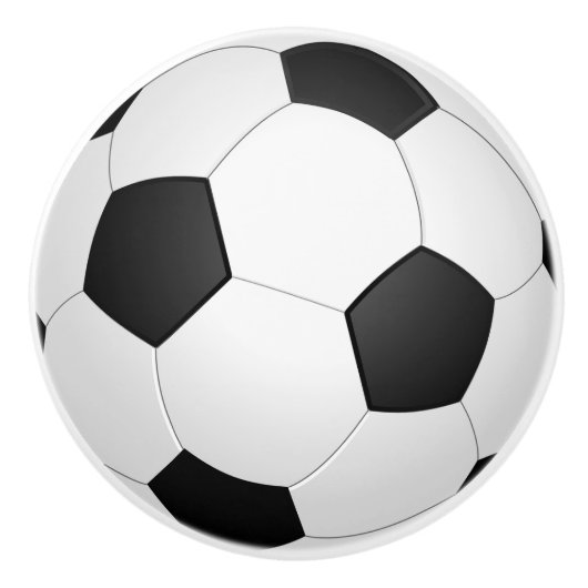 Voetbal Sport Keramische Knop (Voorkant)