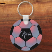 Voetbal sport sleutelhanger (Voorkant)