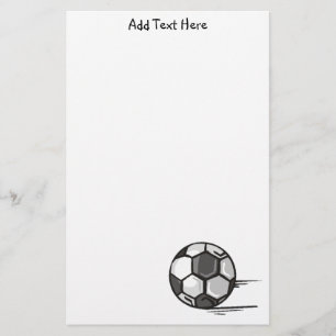 voetbal sportartikelen briefpapier