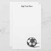voetbal sportartikelen briefpapier (Voorkant / Achterkant)